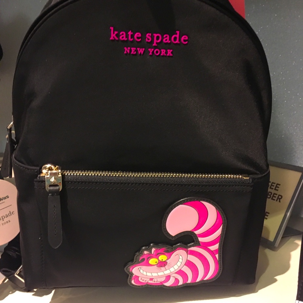 NWT Kate Spade Cheshire Cat Backpack 🍄🐇☕️
